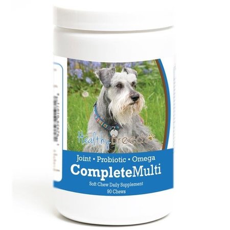 HEALTHY BREEDS Healthy Breeds 192959010718 Miniature Schnauzer all in one Multivitamin Soft Chew - 90 Count 192959010718